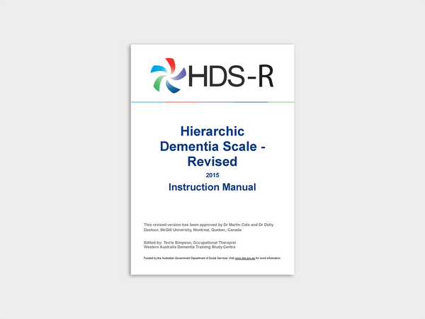 Hierarchic Dementia Scale-Revised (HDS-R) Kit
